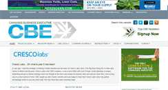Desktop Screenshot of cannabisbusinessexecutive.com